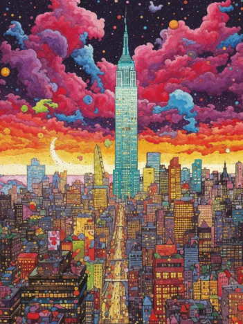 Produit Wowo Series - Métropole Colorée, New York Image