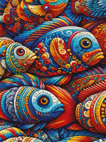 Produit Mosaïque - Poisson Image