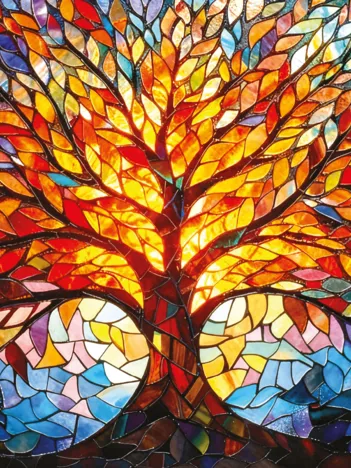 Produit Mosaïque de L'Arbre de Vie Image