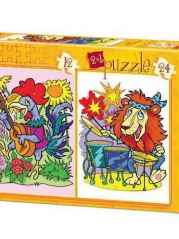 Produit 2 Puzzles - Les Animaux Musiciens Image