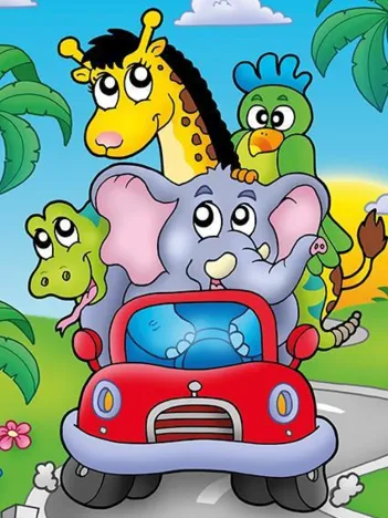 Produit Puzzle en Bois - Capitaine Elephant Image