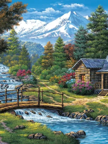 Produit Deux Petites Cascades Image