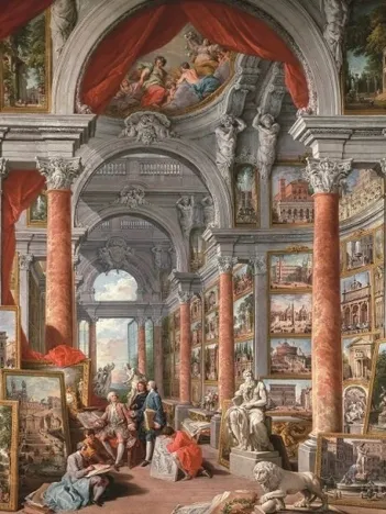 Produit Galerie avec de Vues de la Rome Moderne, 1757 Image