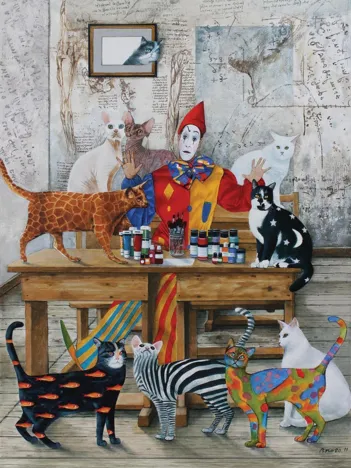 Produit Les Chats Colorés Image