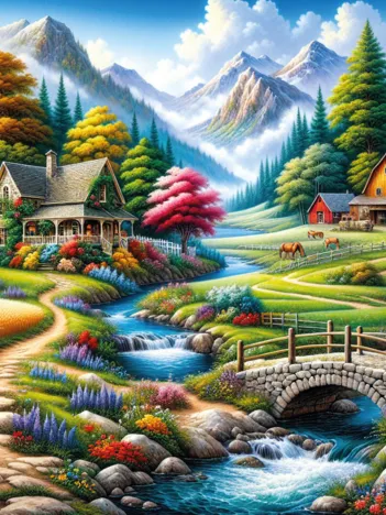 Produit Pièces XXL - Champs de Couleurs Image