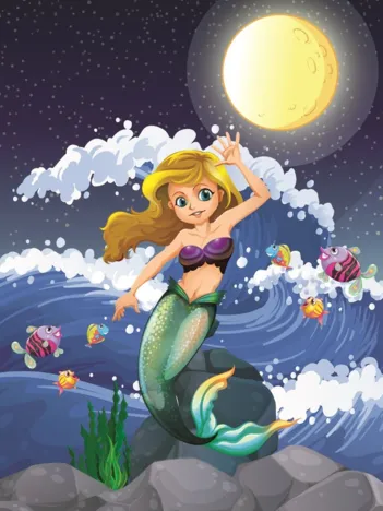 Produit Pièces XXL - Sirène au Clair de Lune Image