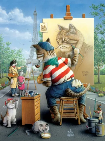 Produit Le Chat Peintre Image