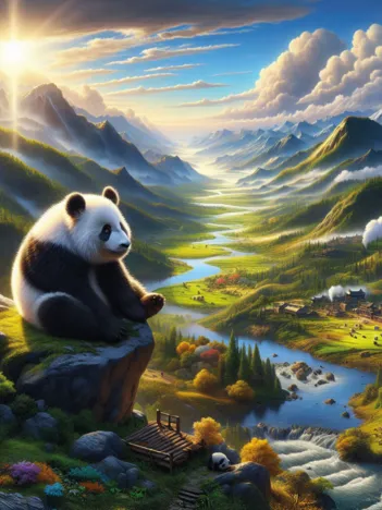 Produit La Retraite Tranquille de Panda Image