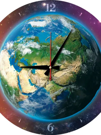 Produit Puzzle Horloge - La Terre Image