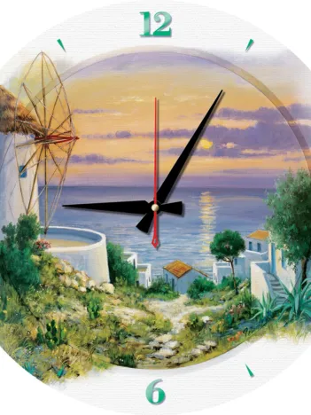 Produit Puzzle Horloge - Le Soir dans la Mer Égée Image