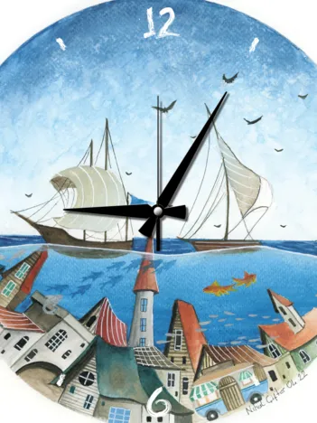 Produit Puzzle Horloge - Ville Acquatique Image