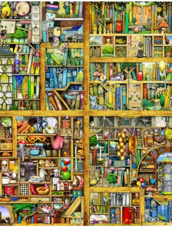 Produit Puzzle en Bois - Colin Thompson - Shelf Life Image