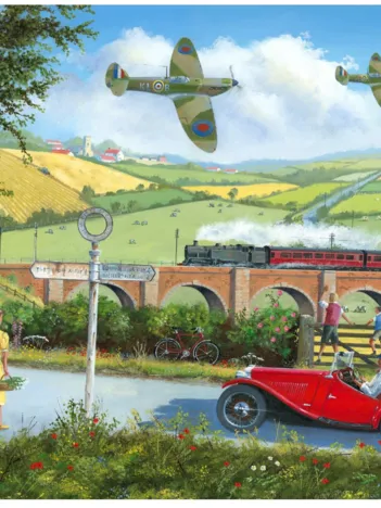 Produit Puzzle en Bois - Spitfires Image