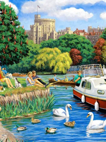 Produit Puzzle en Bois - Windsor from the Thames Image