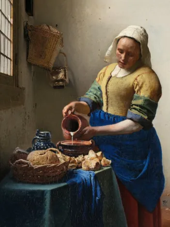 Produit Vermeer Johannes : La Laitière, 1658-1661 Image
