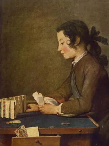 Produit Jean Siméon Chardin : Le Château de Cartes, 1737 Image