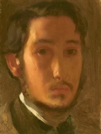 Produit Edgar Degas : Autoportrait avec Col Blanc, 1857 Image