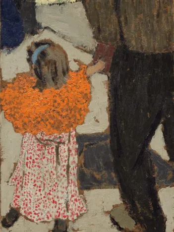 Produit Edouard Vuillard : Enfant portant un foulard rouge, 1891 Image