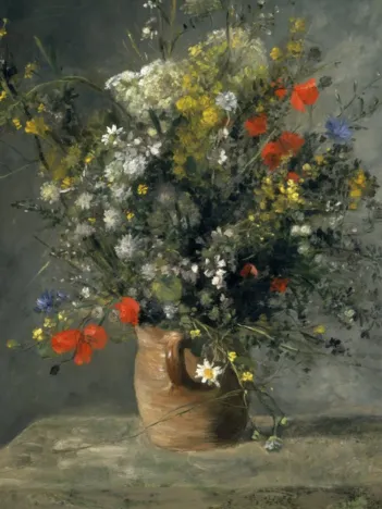 Produit Auguste Renoir : Fleurs dans un Vase, 1866 Image