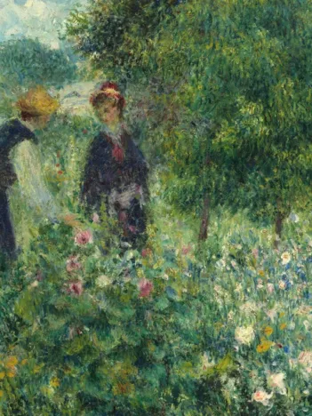 Produit Auguste Renoir : Cueillette de Fleurs, 1875 Image