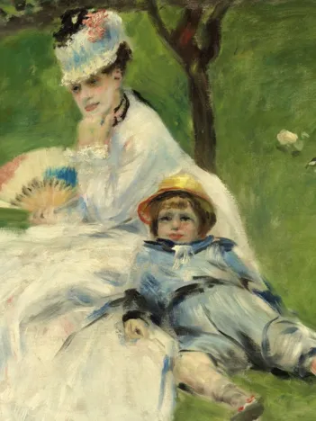 Produit Auguste Renoir : Madame Monet et son Fils, 1874 Image