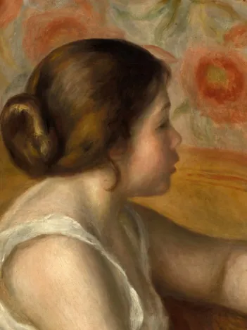 Produit Auguste Renoir : Tête de Jeune Fille, 1890 Image