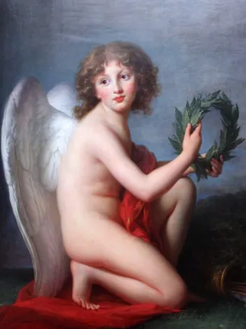 Produit Elisabeth Vigée-Lebrun : Portrait du Prince Heinrich Lubomirski génie de la renommée, 1789 Image