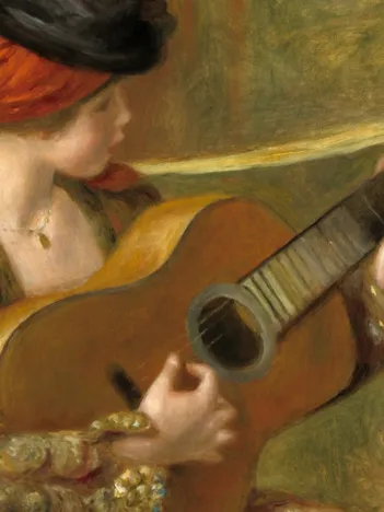 Produit Auguste Renoir : Jeune Femme Espagnole avec une Guitare, 1898 Image