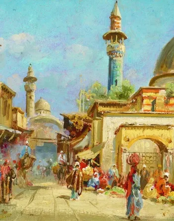 Produit Carl Wuttke : Orientalist Street View Image