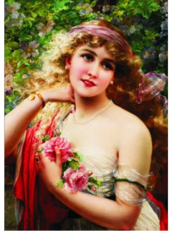 Produit Emile Vernon : Jeune Femme à la Rose Image