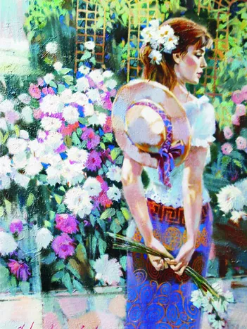 Produit Dans le Jardin Fleuri Image