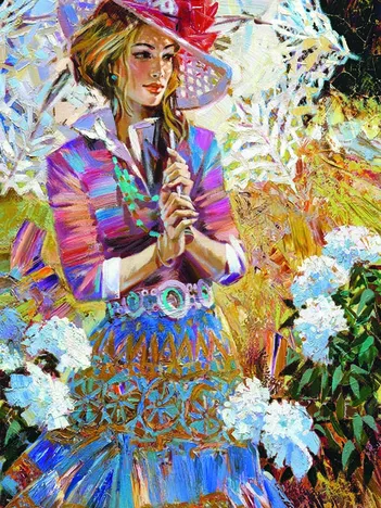 Produit Femme avec une Ombrelle Image