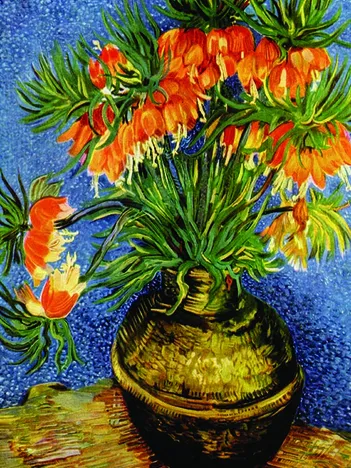 Produit Van Gogh: Fritillaires dans un Vase en Cuivre Image