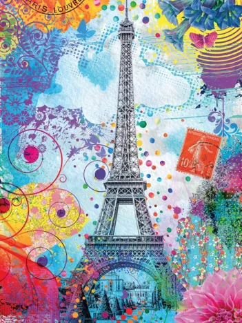 Produit Tour Eiffel Multicolore Image