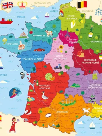 Produit Carte de France Image