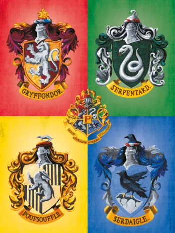 Produit Les Quatre Blasons de Poudlard Image