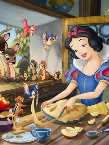 Produit Blanche Neige fait de la Pâtisserie Image