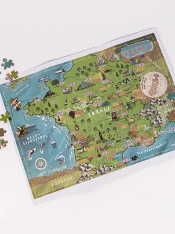 Produit Puzzle Des Vins De France Image