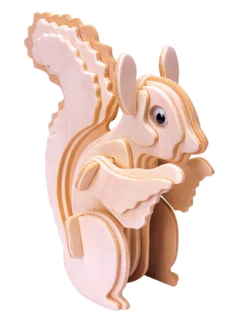 Produit Puzzle 3D en Bois - Ciryl l'Ecureuil Image