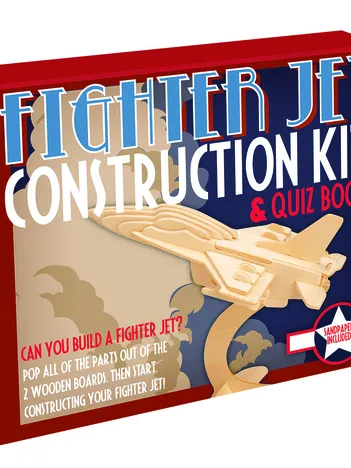 Produit Puzzle 3D en Bois - Fighter Jet Image