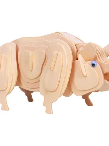 Produit Puzzle 3D en Bois - Paul le Cochon Image