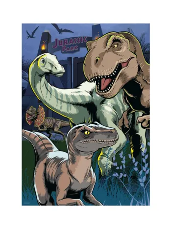 Produit Pièces XXL - Jurassic World - Puzzle Neon Image