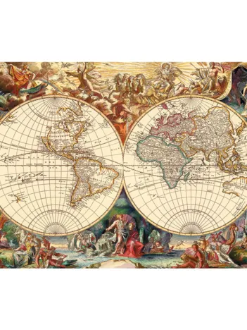 Produit Vieille Carte du Monde Image