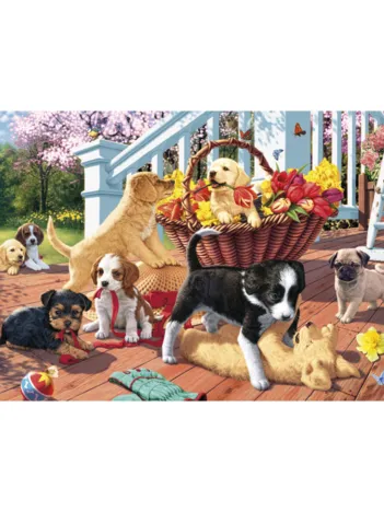 Produit Secret Puzzle - Chiots Image