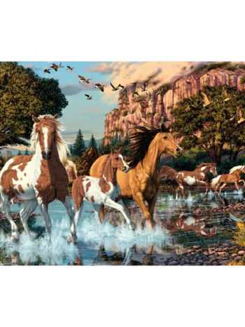 Produit Secret Puzzle - Chevaux Image