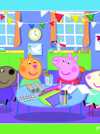 Produit Puzzle Cadre - Peppa Pig à la Maternelle Image
