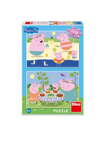 Produit 2 Puzzles - Peppa Pig: En Vacances Image