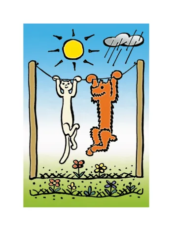 Produit 2 Puzzles - Doggie & Pussycat Image