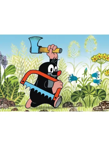 Produit Mini Puzzle - La Petite Taupe : Scie Image