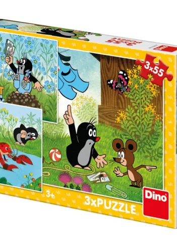 Produit 3 Puzzles - La Petite Taupe Image